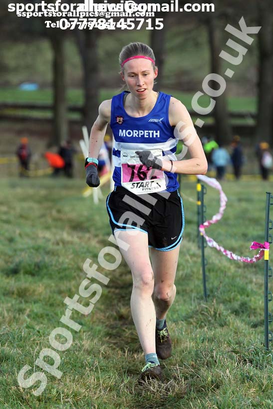 Senior womens cross country, 2019 North Eastern Cross Country Champs., Alnwick, Northumberland.  Photo: David T. Hewitson/Sports for All Pics